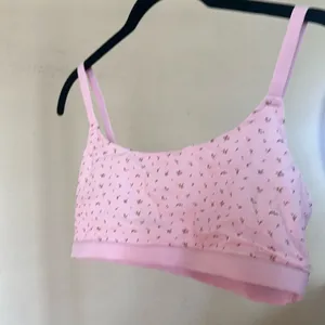 NEW SKIMS‎ PINK FLORAL SCOOP NECK BRALETTE Size L thumbnail 3