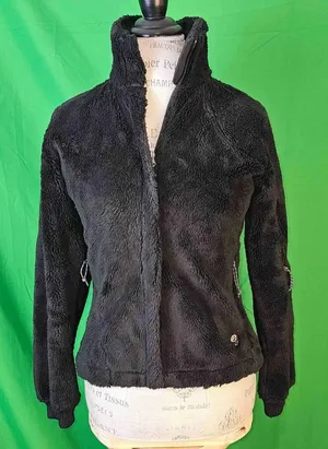 Mountain Hardwear Womens Black‎ Faux Fur Lynx Jacket XS thumbnail 1