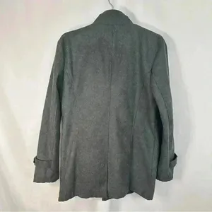 NWT‎ Coat Jacket Button Up Front Pockets Snap Button Collar Womens Size XL Gray thumbnail 11