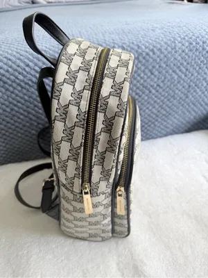 Michael Kors White and Black Backpack thumbnail 8