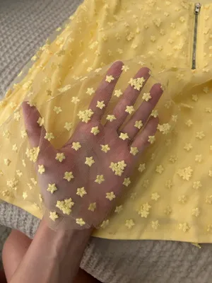 Francesca's Yellow Mini Skirt thumbnail 6