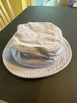 Adidas Trefoil Embroidered Light Purple Cotton Bucket Hat with AL-MAC Patch thumbnail 2
