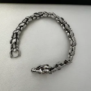 Dragon Bone Bracelet for Men Women,Streetwear Punk Hip Hop Unisex Style thumbnail 1