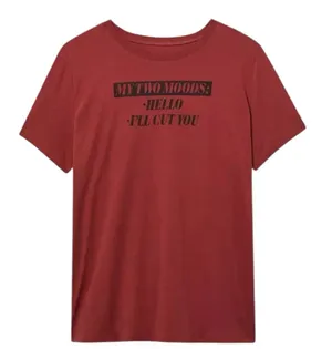 Size 2: Torrid Two Moods Classic Fit Heritage Jersey Crew Tee thumbnail 1