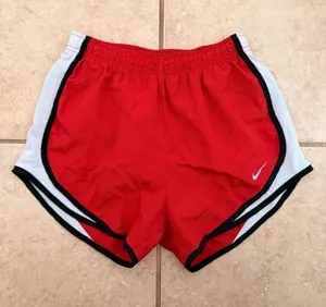 Nike Dri-FIT Red Black & White Running Shorts thumbnail 1