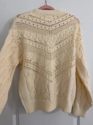 These Three Boutique Cream Sweater thumbnail 2