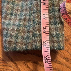 Vintage‎ 80's Wool Women's Green Plaid Jacket Preppy thumbnail 9