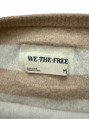 We the Free Witness The Fitness Into The Blue Pullover Ivory Comb thumbnail 6