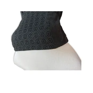 Womens Kensie Black Strapless Eyelet Fit & Flare Dress - Sz S thumbnail 2
