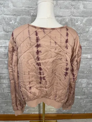 Marrakech for Anthropologie quilted tie-dye jacket thumbnail 4