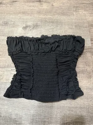 FREE PEOPLE Scottie Solid Tube Top in Black thumbnail 3