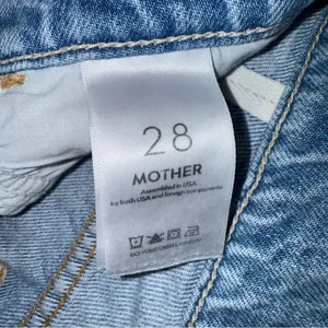 Mother Superior The Hustler Ankle Fray Home on the Range Light Blue Jeans thumbnail 7