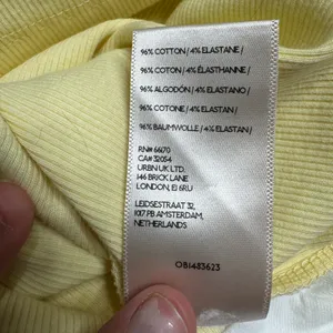 Anthropologie Maeve Yellow Ribbed Knit Top thumbnail 4
