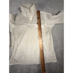 Patagonia‎ Women's Re-Tool Snap-T fleece cream womens medium Small Spot Shown thumbnail 6