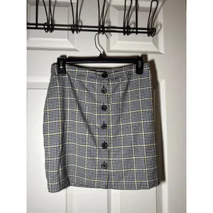 Y2K A&F Plaid Button Up Mini Skirt Size Small Clueless Abercrombie thumbnail 2