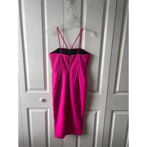 BARDOT HOT PINK PIN UP DRESS SIZE 4 Barbiecore Bodycon thumbnail 3