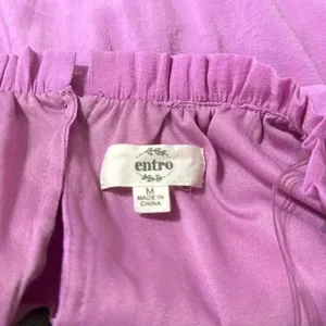 Women’s Pink Ruffle Short Sleeve Blouse thumbnail 5
