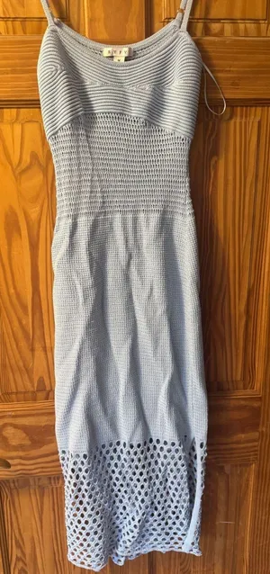 Vanilla sky, boutique, maxi dress Blue Size M thumbnail 1