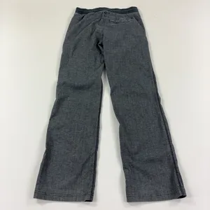 PrAna Pants Womens Small Gray Breathe Drawstring Waist Wide Leg Travel Chino thumbnail 2