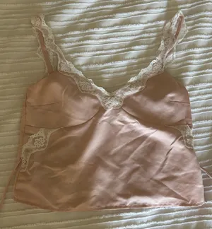 Princess Polly Pink Lace Tank thumbnail 1