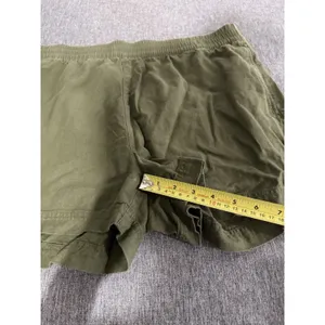 Old Navy Women's Olive Green Linen Blend Comfort Waistband Shorts Sz XL thumbnail 3