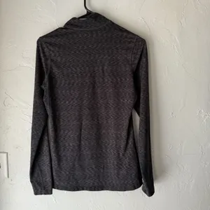 REI Co-op Pullover Womens Small Black Gray Long‎ Sleeve 1/4 Zip Stretch Athletic thumbnail 7