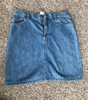 Jones New York Jean Skirt thumbnail 1