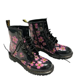 Dr. Martens 1460 Y Floral Patent Leather Boots – NWOB Iconic 8-Eye (Women's 6) thumbnail 5