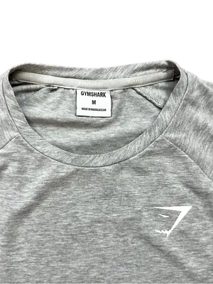 Gymshark Vital Seamless Athletic Short Sleeve Logo T-Shirt Gray Medium thumbnail 5