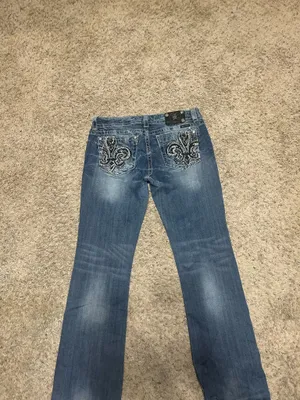 Miss Me Jeans Low-Rise Bootcut Embellished Rhinestone thumbnail 2