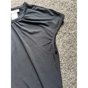 Worthington Stretch women's short sleeve black‎ blouse size medium thumbnail 4