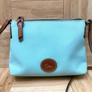 DOONEY & BOURKE Nylon Crossbody Pouchette Bag in Light Blue thumbnail 5