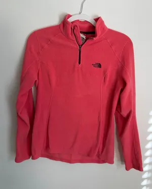 The North Face Fleece Coral Women’s quarter zip size S thumbnail 1