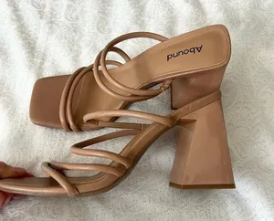Abound Austyn Tubular Strappy Block Heeled Sandal Tan Mocha Size 9 NEW thumbnail 7