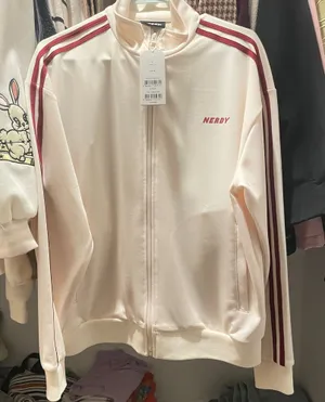 Nerdy NY Track Top Cream S White thumbnail 1