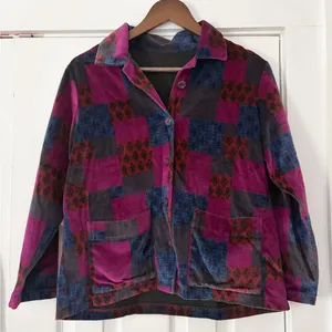 Multicolor Patchwork Jacket Source Unknown Size‎ EST. Small thumbnail 1