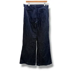 J Brand Wide Leg Denim Trousers 30 Dark Wash High Rise Trouser Jeans Made in USA thumbnail 2