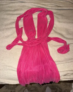 Hello Molly Mini Dress Pink thumbnail 1