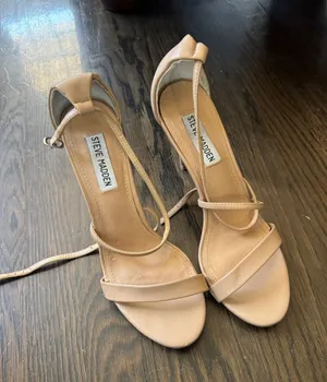 Steve Madden Blush Strappy Heeled Sandals thumbnail 1