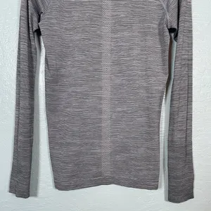 Lululemon Women 8 Pink Black Stripe Swiftly Tech Long Sleeve 2.0 Athleisure thumbnail 5