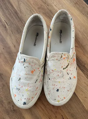 Madewell Paint Splatter Slip-On Sidewalk Sneakers thumbnail 1