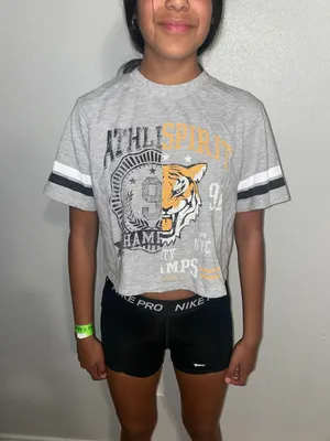 Cropped Tshirt Gray thumbnail 2