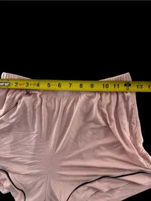 Women’s Pink Short Sleeve Tommy John Pajama Set with Contrast Piping thumbnail 9