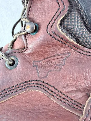 Red Wing Shoes‎ Leather Lace-Up Work Boots in Brown Size 8 Woman's thumbnail 6
