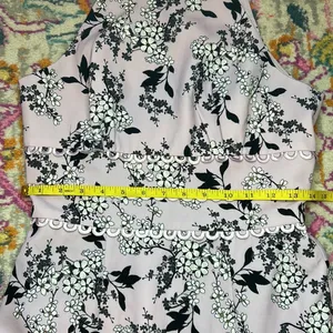Keepsake x Revolvr Cherished Floral Mini Dress in Lilac Floral New Size Small thumbnail 12