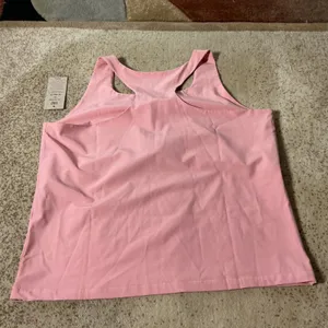NEW Albion Fit Ad-In Tank Bliss Square Neck Racerback‎ Shelf Bra Top Womens M thumbnail 7
