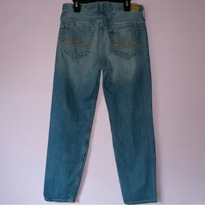 Abercrombie & Fitch Size 0 Boyfriend Straight Jean Distressed Blue Pants thumbnail 5