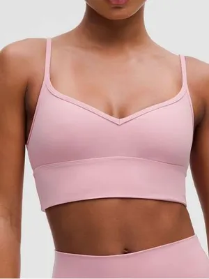 Lululemon Align Sweetheart Bra Pink Tide Square Dot thumbnail 1