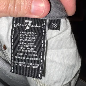 7 For All Mankind The Skinny Jeans Gray Wash Denim‎ Modern Style Size 28 thumbnail 7