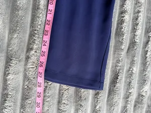 Halara High-Waisted Trouser Pants Size XS Navy Casual Lightweight Coastal Chic thumbnail 7